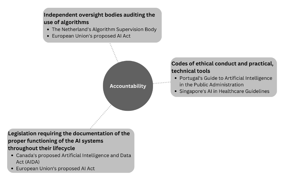 Figure 7 Accountability Select national policies