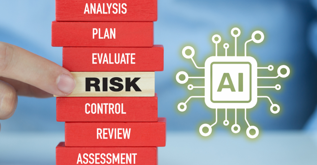 blocks with steps to evaluate risk