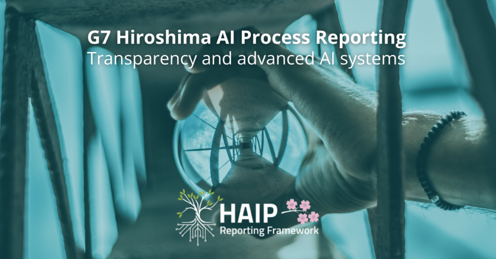 HAIP G7 transparency AI systems on transparent sphere picture