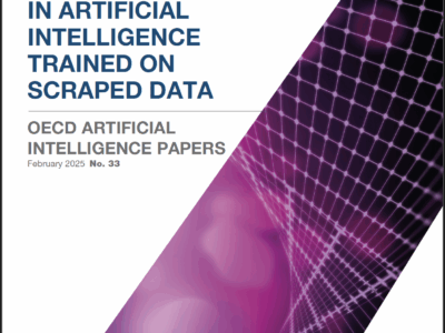 Intellectual property issues in artificial intelligence trained on scraped data
