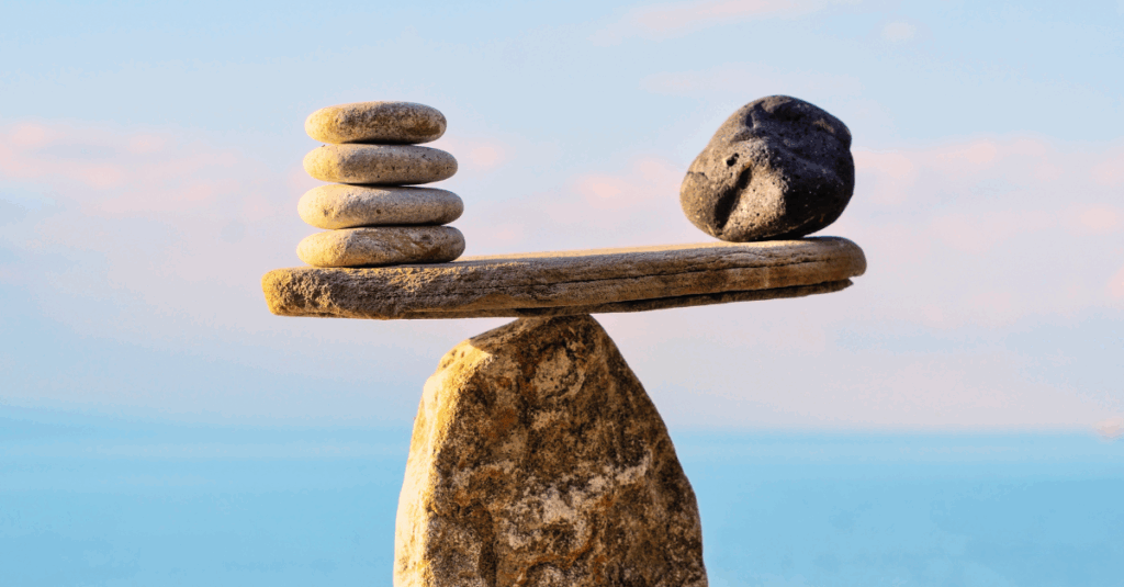 rocks balancing