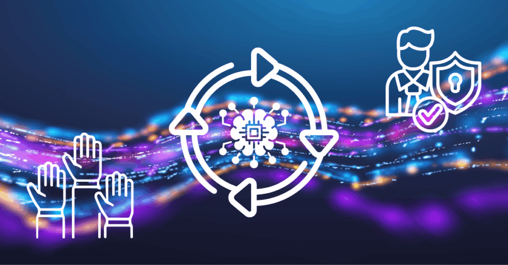 ai graphics on an abstract background